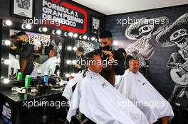 Paddock atmosphere - barbershop. 24.10.2019. Formula 1 World Championship, Rd 18, Mexican Grand Prix, Mexico City, Mexico, Preparation Day.