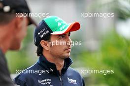 Sergio Perez (MEX) Racing Point F1 Team.                                24.10.2019. Formula 1 World Championship, Rd 18, Mexican Grand Prix, Mexico City, Mexico, Preparation Day.