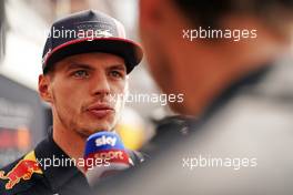 Max Verstappen (NLD) Red Bull Racing with the media.   24.10.2019. Formula 1 World Championship, Rd 18, Mexican Grand Prix, Mexico City, Mexico, Preparation Day.