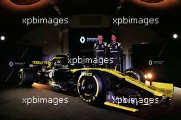 (L to R): Nico Hulkenberg (GER) Renault Sport F1 Team with team mate Daniel Ricciardo (AUS) Renault Sport F1 Team. 12.02.2019. Renault Sport F1 Team RS19 Launch, Enstone England. Tuesday.