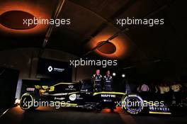 (L to R): Nico Hulkenberg (GER) Renault Sport F1 Team RS19 with Daniel Ricciardo (AUS) Renault Sport F1 Team. 12.02.2019. Renault Sport F1 Team RS19 Launch, Enstone England. Tuesday.