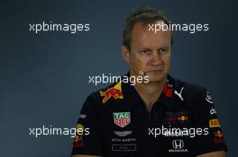 Paul Monaghan (GBR) Red Bull Racing Chief Engineer.  ,Press conference. 27.09.2019. Formula 1 World Championship, Rd 16, Russian Grand Prix, Sochi Autodrom, Sochi, Russia, Practice Day.