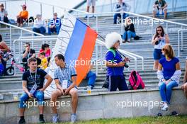 Circuit atmosphere - fans. 27.09.2019. Formula 1 World Championship, Rd 16, Russian Grand Prix, Sochi Autodrom, Sochi, Russia, Practice Day.