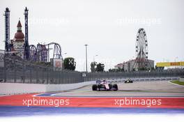 Lance Stroll (CDN) Racing Point F1 Team RP19. 27.09.2019. Formula 1 World Championship, Rd 16, Russian Grand Prix, Sochi Autodrom, Sochi, Russia, Practice Day.