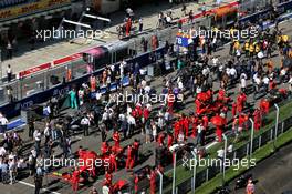 The grid before the start of the race. 29.09.2019. Formula 1 World Championship, Rd 16, Russian Grand Prix, Sochi Autodrom, Sochi, Russia, Race Day.