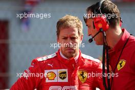 Sebastian Vettel (GER), Scuderia Ferrari  29.09.2019. Formula 1 World Championship, Rd 16, Russian Grand Prix, Sochi Autodrom, Sochi, Russia, Race Day.
