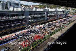 The grid before the start of the race. 29.09.2019. Formula 1 World Championship, Rd 16, Russian Grand Prix, Sochi Autodrom, Sochi, Russia, Race Day.