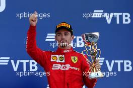 3rd place Charles Leclerc (MON) Ferrari SF90. 29.09.2019. Formula 1 World Championship, Rd 16, Russian Grand Prix, Sochi Autodrom, Sochi, Russia, Race Day.