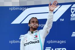 1st place Lewis Hamilton (GBR) Mercedes AMG F1 W10. 29.09.2019. Formula 1 World Championship, Rd 16, Russian Grand Prix, Sochi Autodrom, Sochi, Russia, Race Day.