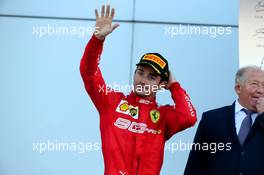 3rd place Charles Leclerc (MON) Ferrari SF90. 29.09.2019. Formula 1 World Championship, Rd 16, Russian Grand Prix, Sochi Autodrom, Sochi, Russia, Race Day.