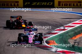 Sergio Perez (MEX) Racing Point F1 Team RP19. 29.09.2019. Formula 1 World Championship, Rd 16, Russian Grand Prix, Sochi Autodrom, Sochi, Russia, Race Day.