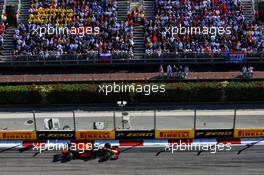 Alexander Albon (THA) Red Bull Racing RB15. 29.09.2019. Formula 1 World Championship, Rd 16, Russian Grand Prix, Sochi Autodrom, Sochi, Russia, Race Day.