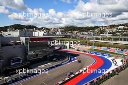 Lance Stroll (CDN) Racing Point F1 Team RP19. 29.09.2019. Formula 1 World Championship, Rd 16, Russian Grand Prix, Sochi Autodrom, Sochi, Russia, Race Day.
