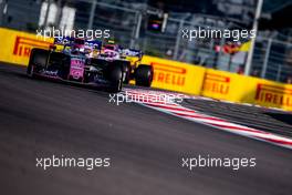 Sergio Perez (MEX) Racing Point F1 Team RP19. 29.09.2019. Formula 1 World Championship, Rd 16, Russian Grand Prix, Sochi Autodrom, Sochi, Russia, Race Day.