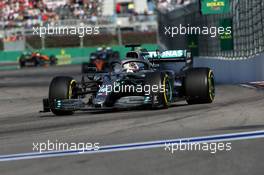 Lewis Hamilton (GBR) Mercedes AMG F1 W10. 29.09.2019. Formula 1 World Championship, Rd 16, Russian Grand Prix, Sochi Autodrom, Sochi, Russia, Race Day.