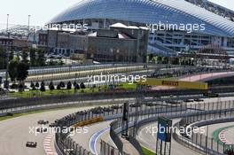 The start of the race. 29.09.2019. Formula 1 World Championship, Rd 16, Russian Grand Prix, Sochi Autodrom, Sochi, Russia, Race Day.