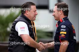 Zak Brown (USA), McLaren F1 Team Executive Director and Christian Horner (GBR), Red Bull Racing Team Principal   28.09.2019. Formula 1 World Championship, Rd 16, Russian Grand Prix, Sochi Autodrom, Sochi, Russia, Qualifying Day.