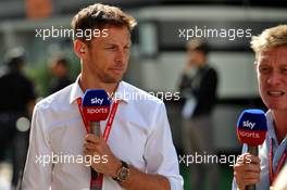 Jenson Button (GBR) Sky Sports F1 Presenter. 28.09.2019. Formula 1 World Championship, Rd 16, Russian Grand Prix, Sochi Autodrom, Sochi, Russia, Qualifying Day.