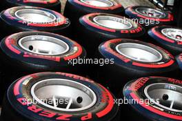 Pirelli tyres. 28.09.2019. Formula 1 World Championship, Rd 16, Russian Grand Prix, Sochi Autodrom, Sochi, Russia, Qualifying Day.