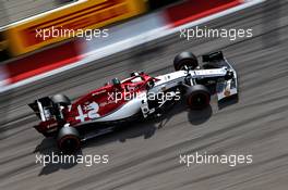 Kimi Raikkonen (FIN) Alfa Romeo Racing C38. 28.09.2019. Formula 1 World Championship, Rd 16, Russian Grand Prix, Sochi Autodrom, Sochi, Russia, Qualifying Day.
