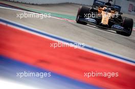 Carlos Sainz Jr (ESP) McLaren MCL34. 28.09.2019. Formula 1 World Championship, Rd 16, Russian Grand Prix, Sochi Autodrom, Sochi, Russia, Qualifying Day.