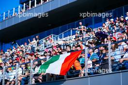 Fans in the grandstand. 28.09.2019. Formula 1 World Championship, Rd 16, Russian Grand Prix, Sochi Autodrom, Sochi, Russia, Qualifying Day.
