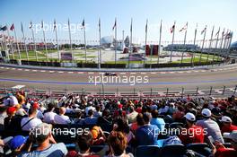 Lance Stroll (CDN) Racing Point F1 Team RP19. 28.09.2019. Formula 1 World Championship, Rd 16, Russian Grand Prix, Sochi Autodrom, Sochi, Russia, Qualifying Day.