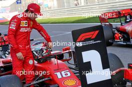Charles Leclerc (MON) Ferrari SF90 in qualifying parc ferme. 28.09.2019. Formula 1 World Championship, Rd 16, Russian Grand Prix, Sochi Autodrom, Sochi, Russia, Qualifying Day.