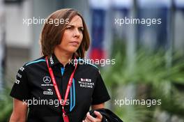 Claire Williams (GBR) Williams Racing Deputy Team Principal. 28.09.2019. Formula 1 World Championship, Rd 16, Russian Grand Prix, Sochi Autodrom, Sochi, Russia, Qualifying Day.