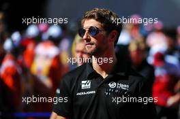 Romain Grosjean (FRA) Haas F1 Team on the drivers parade. 29.09.2019. Formula 1 World Championship, Rd 16, Russian Grand Prix, Sochi Autodrom, Sochi, Russia, Race Day.