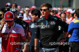 George Russell (GBR) Williams Racing on the drivers parade. 29.09.2019. Formula 1 World Championship, Rd 16, Russian Grand Prix, Sochi Autodrom, Sochi, Russia, Race Day.