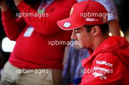 Charles Leclerc (MON) Ferrari at the Fanzone. 26.09.2019. Formula 1 World Championship, Rd 16, Russian Grand Prix, Sochi Autodrom, Sochi, Russia, Preparation Day.
