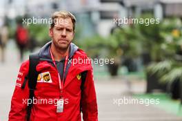 Sebastian Vettel (GER) Ferrari. 26.09.2019. Formula 1 World Championship, Rd 16, Russian Grand Prix, Sochi Autodrom, Sochi, Russia, Preparation Day.