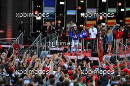 Daniil Kvyat (RUS) Scuderia Toro Rosso at the Fanzone. 26.09.2019. Formula 1 World Championship, Rd 16, Russian Grand Prix, Sochi Autodrom, Sochi, Russia, Preparation Day.