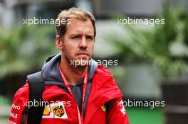 Sebastian Vettel (GER) Ferrari. 26.09.2019. Formula 1 World Championship, Rd 16, Russian Grand Prix, Sochi Autodrom, Sochi, Russia, Preparation Day.
