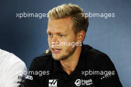 Kevin Magnussen (DEN) Haas F1 Team in the FIA Press Conference. 26.09.2019. Formula 1 World Championship, Rd 16, Russian Grand Prix, Sochi Autodrom, Sochi, Russia, Preparation Day.