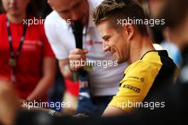Nico Hulkenberg (GER) Renault F1 Team at the Fanzone. 26.09.2019. Formula 1 World Championship, Rd 16, Russian Grand Prix, Sochi Autodrom, Sochi, Russia, Preparation Day.