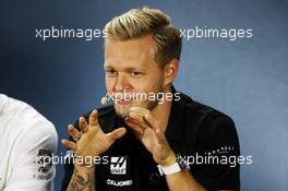 Kevin Magnussen (DEN) Haas F1 Team in the FIA Press Conference. 26.09.2019. Formula 1 World Championship, Rd 16, Russian Grand Prix, Sochi Autodrom, Sochi, Russia, Preparation Day.