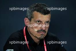 Guenther Steiner (ITA) Haas F1 Team Prinicipal in the FIA Press Conference. 20.09.2019. Formula 1 World Championship, Rd 15, Singapore Grand Prix, Marina Bay Street Circuit, Singapore, Practice Day.