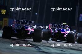 Sergio Perez (MEX), Racing Point  20.09.2019. Formula 1 World Championship, Rd 15, Singapore Grand Prix, Marina Bay Street Circuit, Singapore, Practice Day.