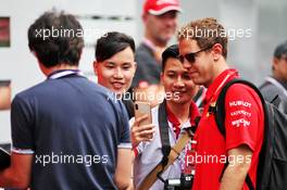 Sebastian Vettel (GER) Ferrari. 20.09.2019. Formula 1 World Championship, Rd 15, Singapore Grand Prix, Marina Bay Street Circuit, Singapore, Practice Day.