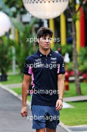 Lance Stroll (CDN) Racing Point F1 Team. 20.09.2019. Formula 1 World Championship, Rd 15, Singapore Grand Prix, Marina Bay Street Circuit, Singapore, Practice Day.