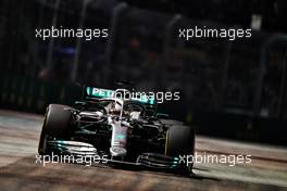 Lewis Hamilton (GBR) Mercedes AMG F1 W10.                                20.09.2019. Formula 1 World Championship, Rd 15, Singapore Grand Prix, Marina Bay Street Circuit, Singapore, Practice Day.