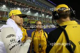 Nico Hulkenberg (GER), Renault Sport F1 Team  22.09.2019. Formula 1 World Championship, Rd 15, Singapore Grand Prix, Marina Bay Street Circuit, Singapore, Race Day.