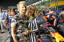 Dominic Howard (GBR) Muse (Left). 22.09.2019. Formula 1 World Championship, Rd 15, Singapore Grand Prix, Marina Bay Street Circuit, Singapore, Race Day.