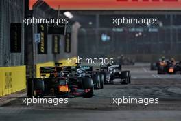 Max Verstappen (NLD) Red Bull Racing RB15. 22.09.2019. Formula 1 World Championship, Rd 15, Singapore Grand Prix, Marina Bay Street Circuit, Singapore, Race Day.