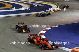Sebastian Vettel (GER), Scuderia Ferrari  22.09.2019. Formula 1 World Championship, Rd 15, Singapore Grand Prix, Marina Bay Street Circuit, Singapore, Race Day.