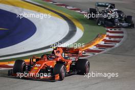 Charles Leclerc (FRA), Scuderia Ferrari  22.09.2019. Formula 1 World Championship, Rd 15, Singapore Grand Prix, Marina Bay Street Circuit, Singapore, Race Day.