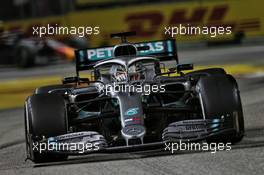 Lewis Hamilton (GBR) Mercedes AMG F1 W10. 22.09.2019. Formula 1 World Championship, Rd 15, Singapore Grand Prix, Marina Bay Street Circuit, Singapore, Race Day.