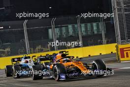 Carlos Sainz Jr (ESP) McLaren MCL34. 22.09.2019. Formula 1 World Championship, Rd 15, Singapore Grand Prix, Marina Bay Street Circuit, Singapore, Race Day.